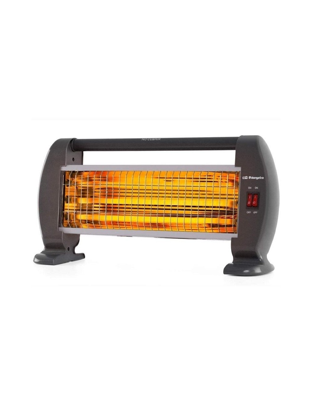 Estufa de Cuarzo Orbegozo BP 0206/ 3 niveles de potencia/ 1200W