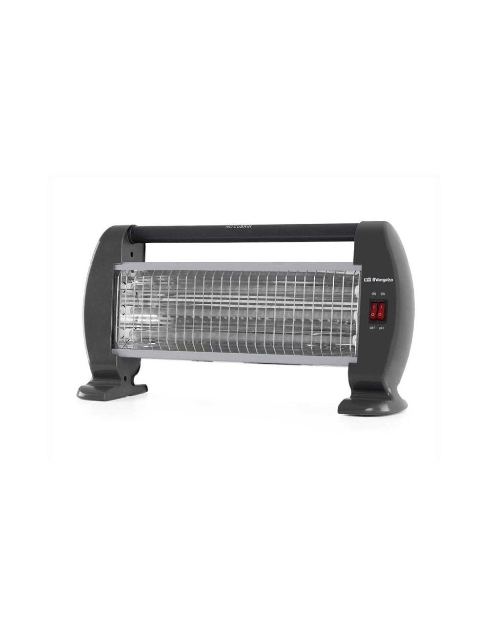 Estufa de Cuarzo Orbegozo BP 0206/ 3 niveles de potencia/ 1200W
