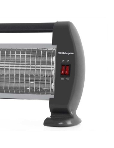 Estufa de Cuarzo Orbegozo BP 0206/ 3 niveles de potencia/ 1200W