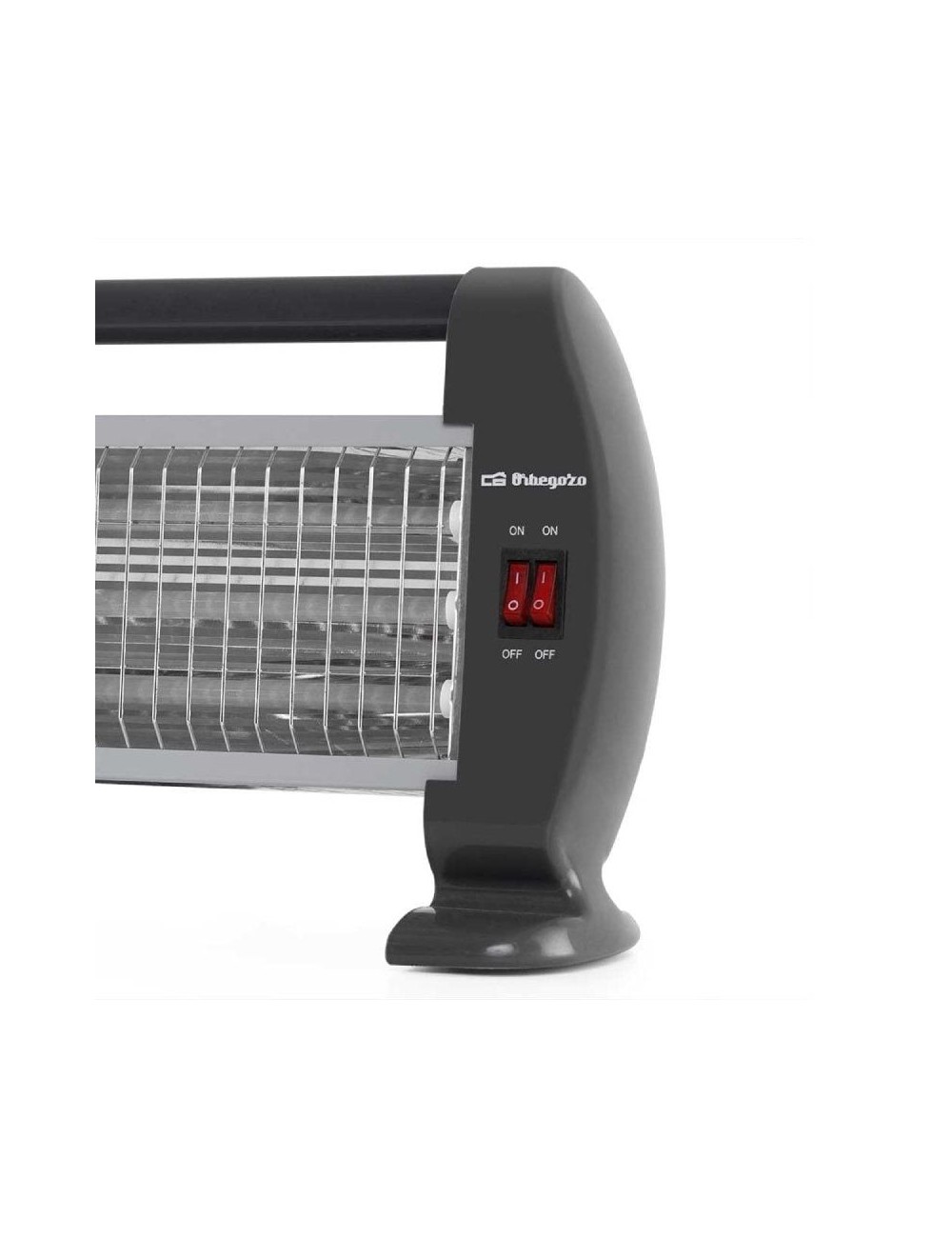 Estufa de Cuarzo Orbegozo BP 0206/ 3 niveles de potencia/ 1200W