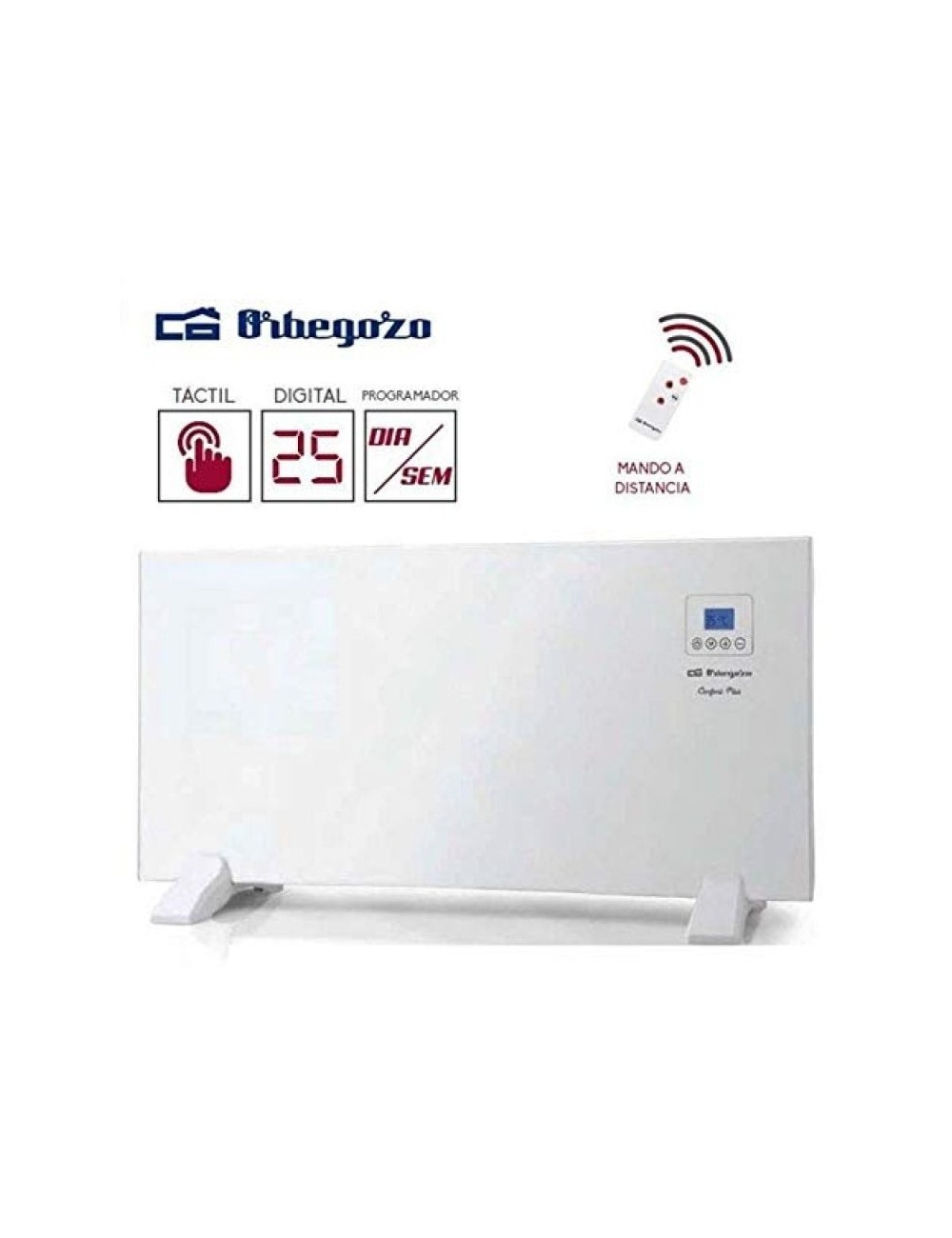 Panel Calefactor Radiante Orbegozo REH 1500 A/ 1500W