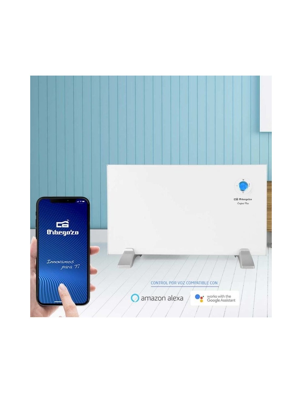 Panel Calefactor Radiante Orbegozo REW 1000/ 1000W/ WiFi