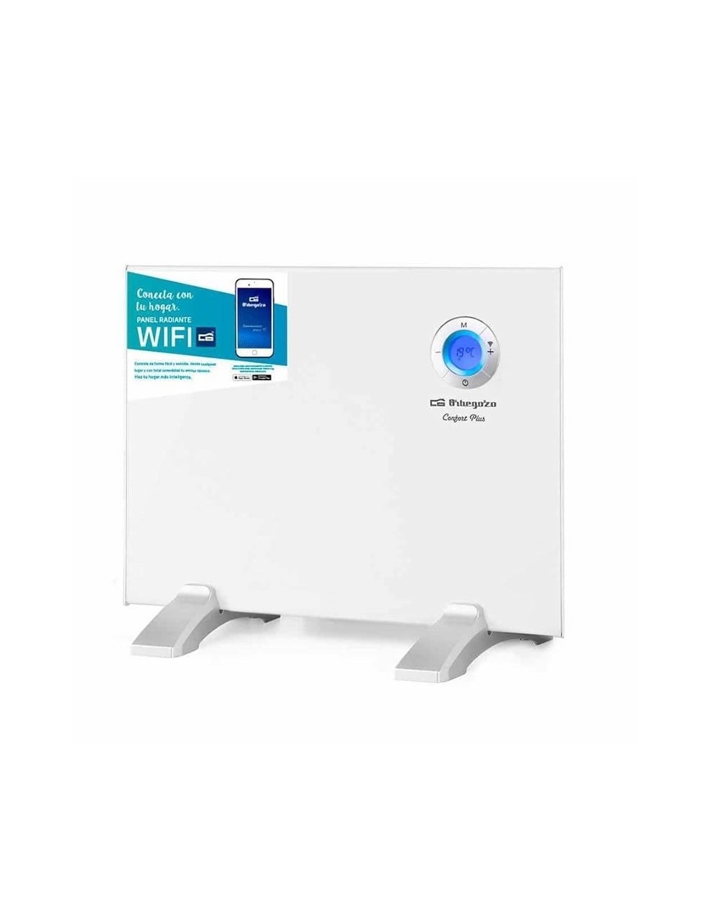 Panel Calefactor Radiante Orbegozo REW 500/ 500W/ WiFi