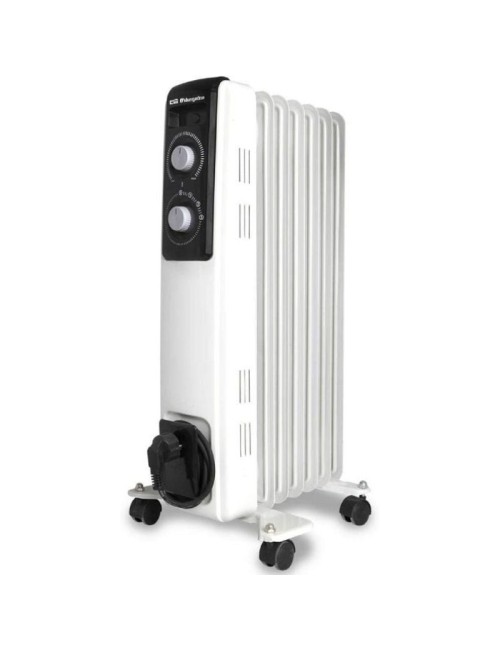Radiador de Aceite Orbegozo RF 1500 A/ 3 Potencias/ 1500W/ 7 Elementos Caloríficos