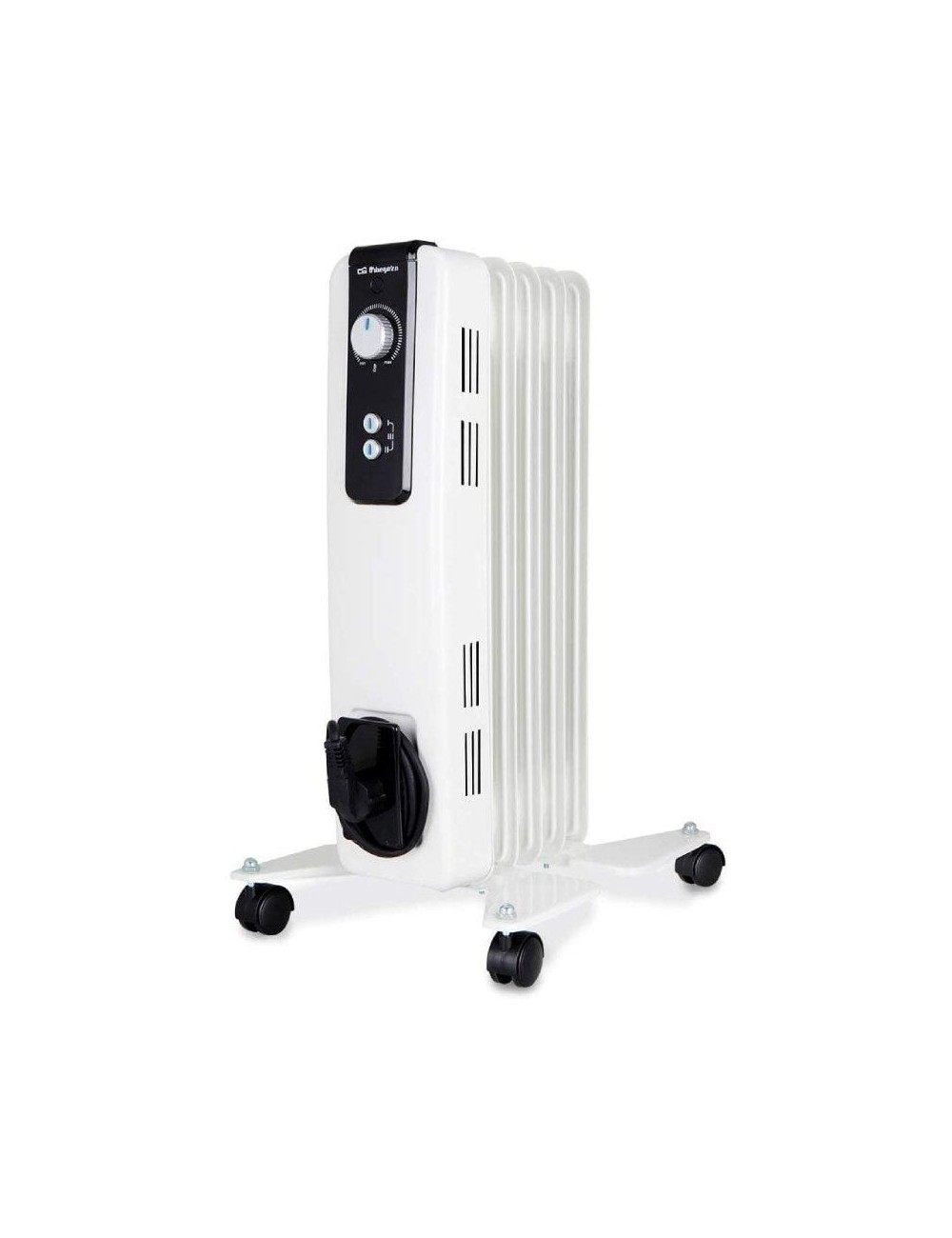 Radiador de Aceite Orbegozo RH 1000/ 2 Potencias/ 500-1000W/ 5 Elementos Caloríficos
