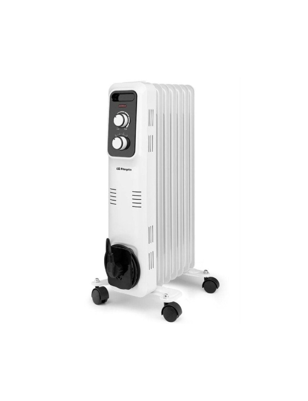 Radiador de Aceite Orbegozo RL 1500/ 3 Potencias/ 1500W/ 7 Elementos Caloríficos