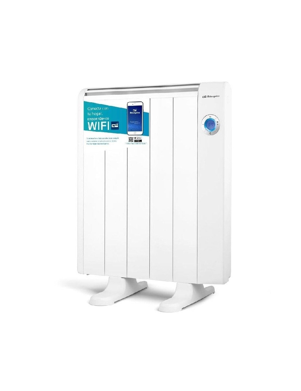 Emisor Térmico Orbegozo RRW 800/ 800W/ 5 Elementos Caloríficos/ WiFi