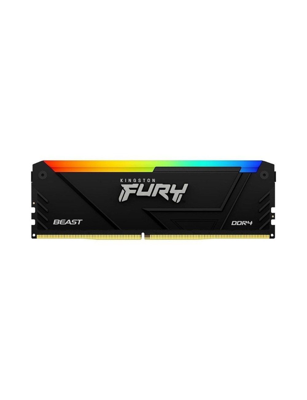 Memoria RAM Kingston FURY Beast RGB 16GB/ DDR4/ 3200MHz/ 1.35V/ CL16/ DIMM