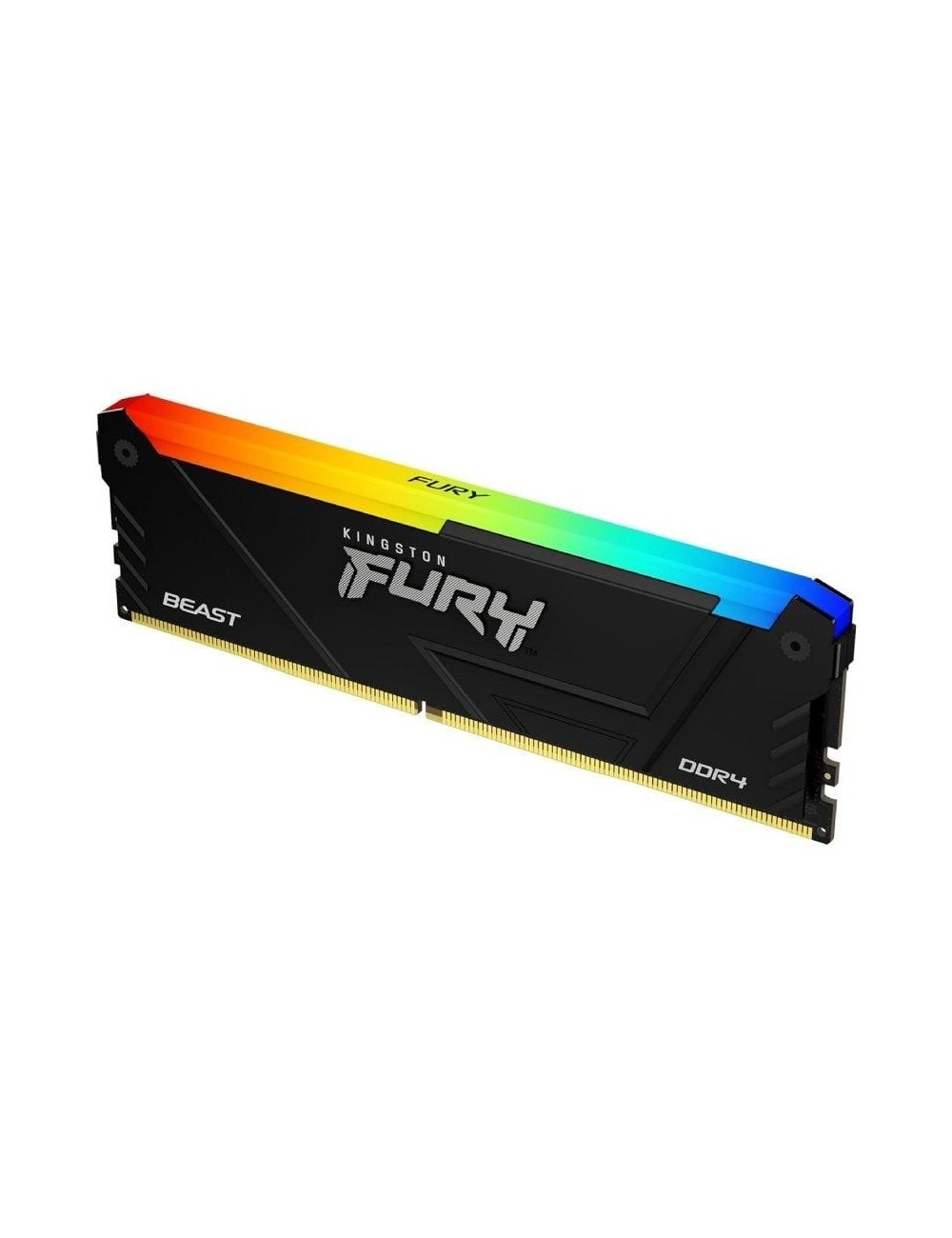 Memoria RAM Kingston FURY Beast RGB 16GB/ DDR4/ 3200MHz/ 1.35V/ CL16/ DIMM