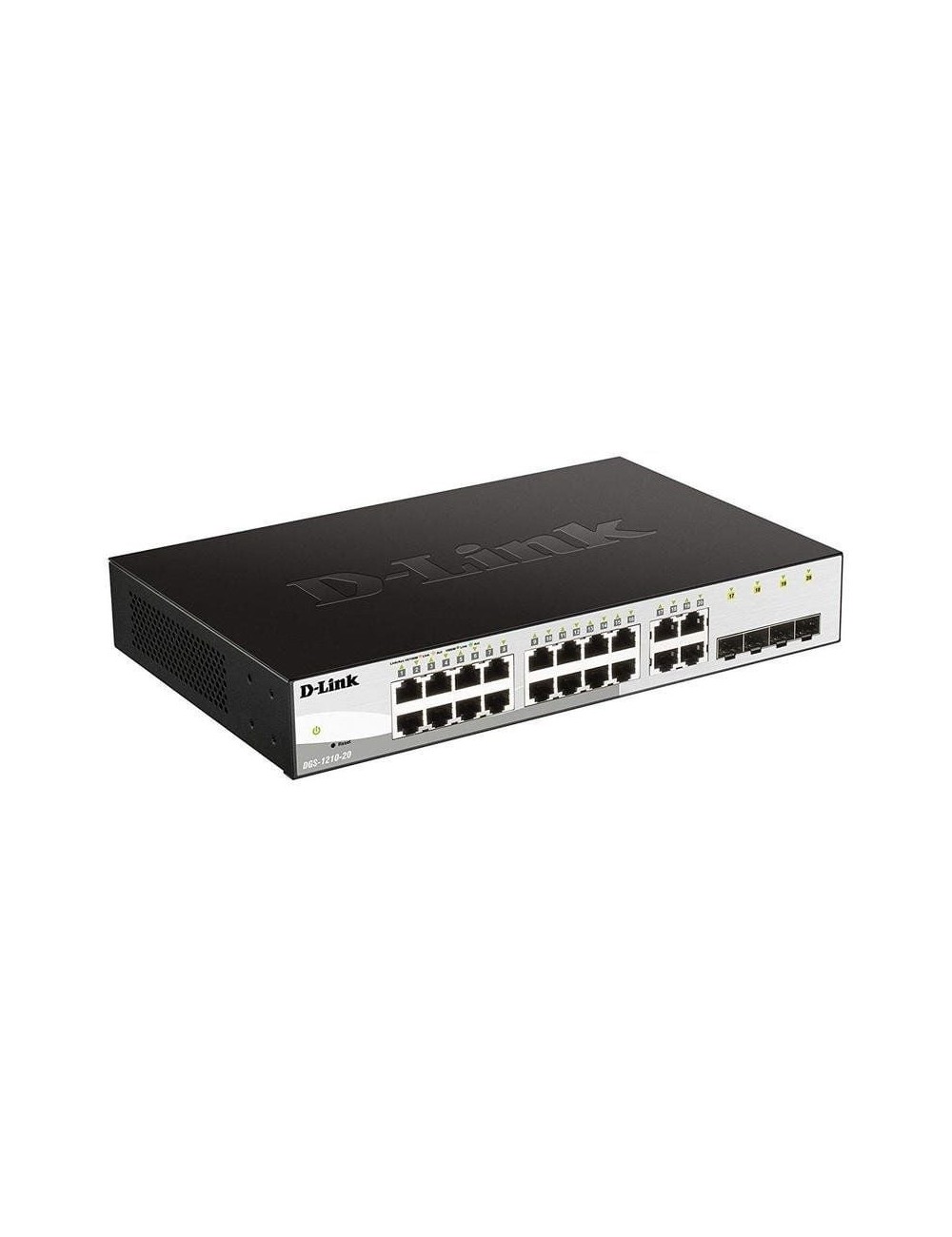 Switch D-Link DGS-1210-20/ 20 Puertos/ RJ45 10/100/1000/ SFP