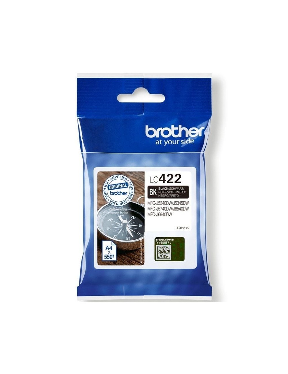 Cartucho de Tinta Original Brother LC-422/ Negro