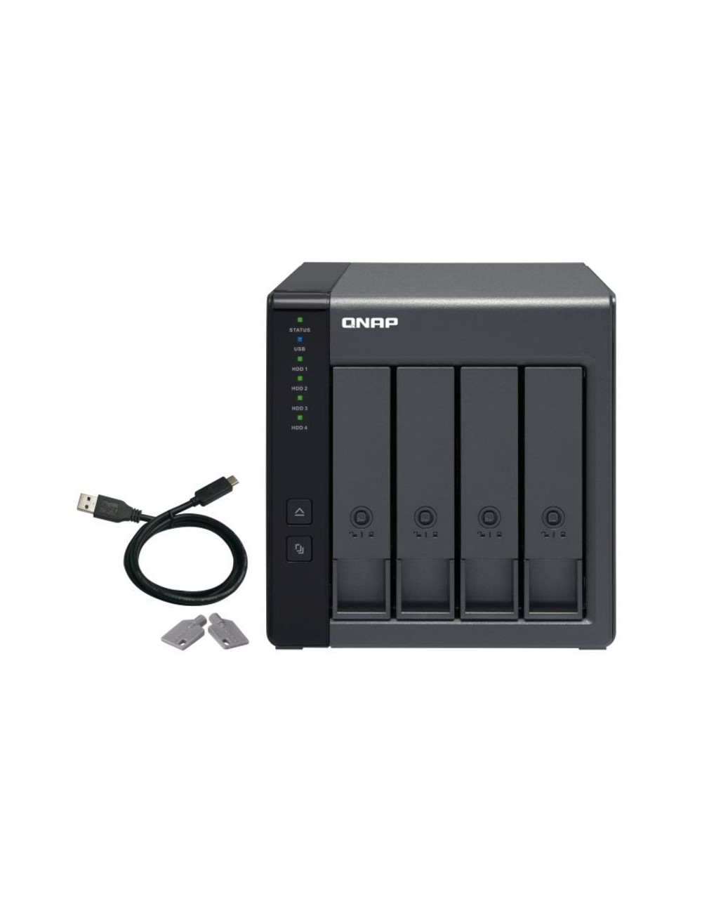 DAS QNAP TR-004/ 4 Bahías 3.5'- 2.5'/ Formato Torre