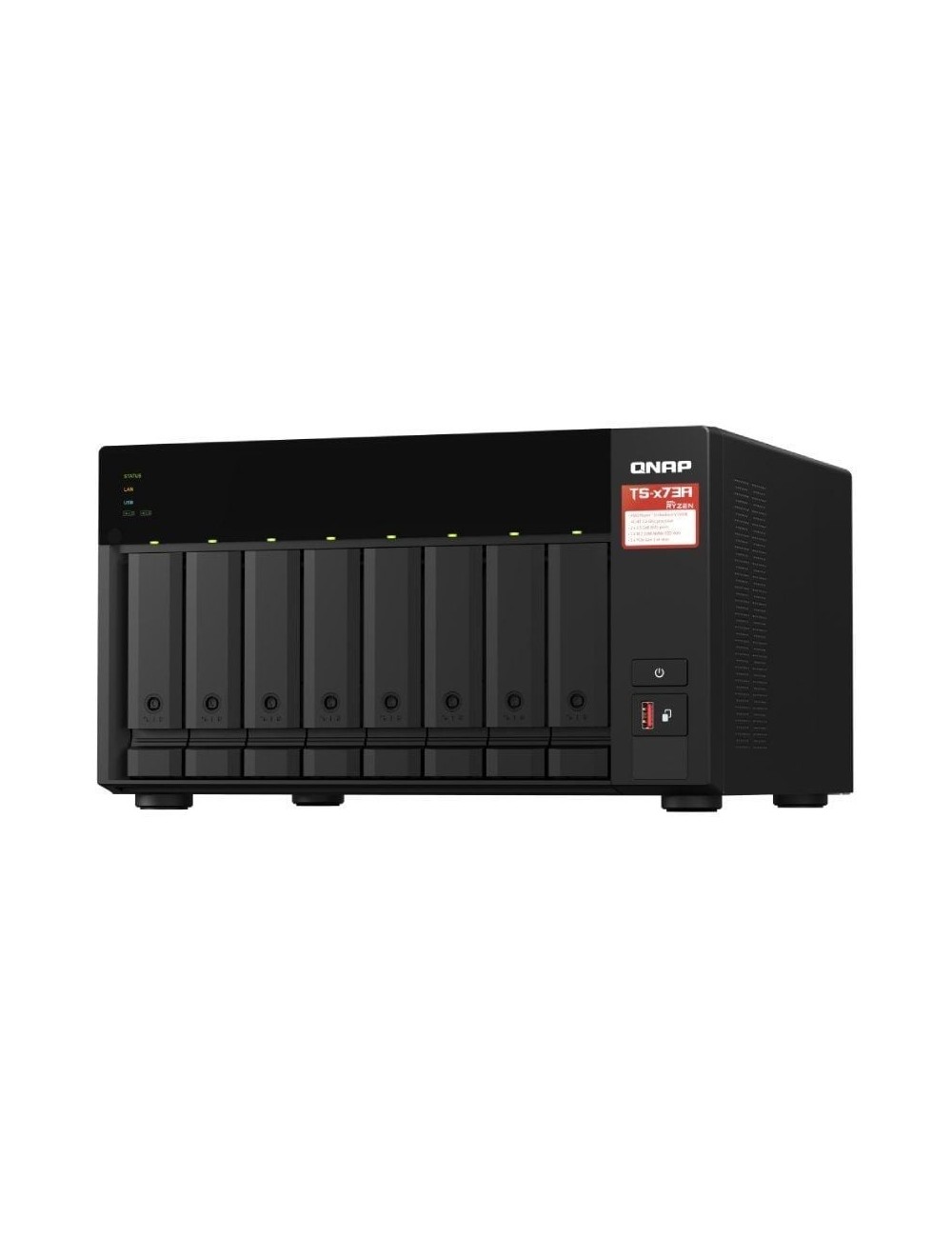 NAS QNAP TS-873A/ 8 Bahías 3.5'- 2.5'/ 8GB DDR4/ Formato Torre