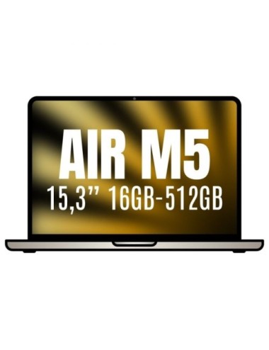 Apple Macbook Air 15,3'/ M5 10-Core CPU/ 16GB/ 512GB SSD/ 10-Core GPU/ Blanco Estrella