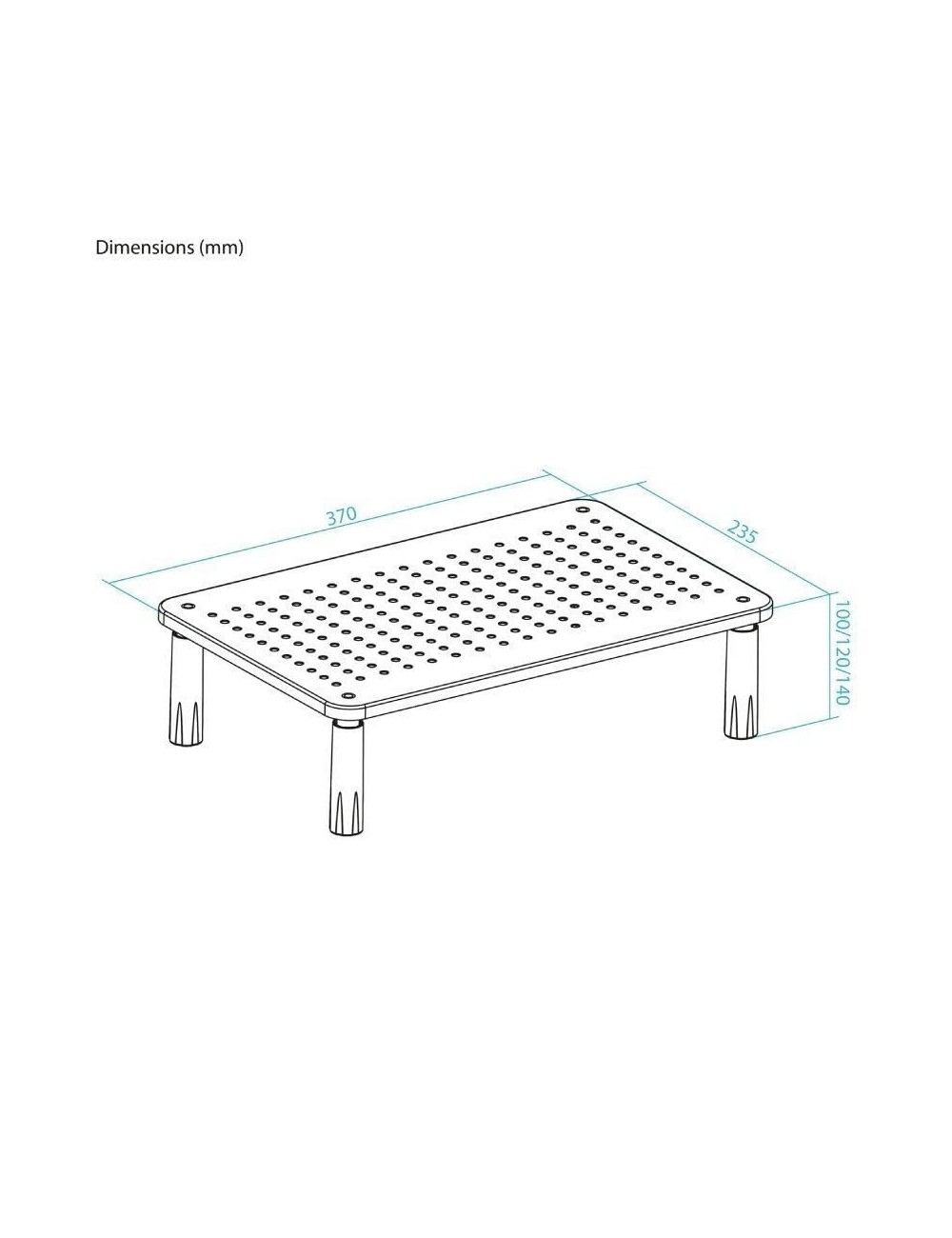 Soporte para Monitor TooQ TQMR086/ hasta 20kg