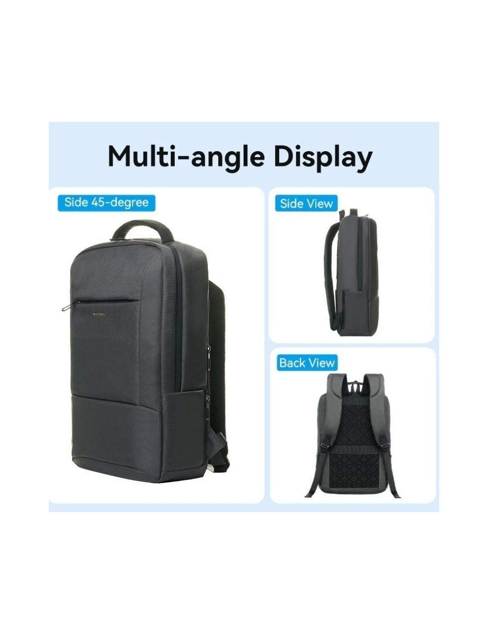 Mochila Vention KRNB0 para Portátiles hasta 15.6'/ 23L/ Gris Oscuro
