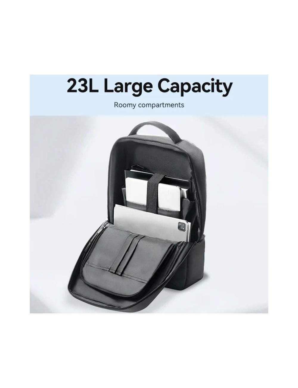 Mochila Vention KRNB0 para Portátiles hasta 15.6'/ 23L/ Gris Oscuro