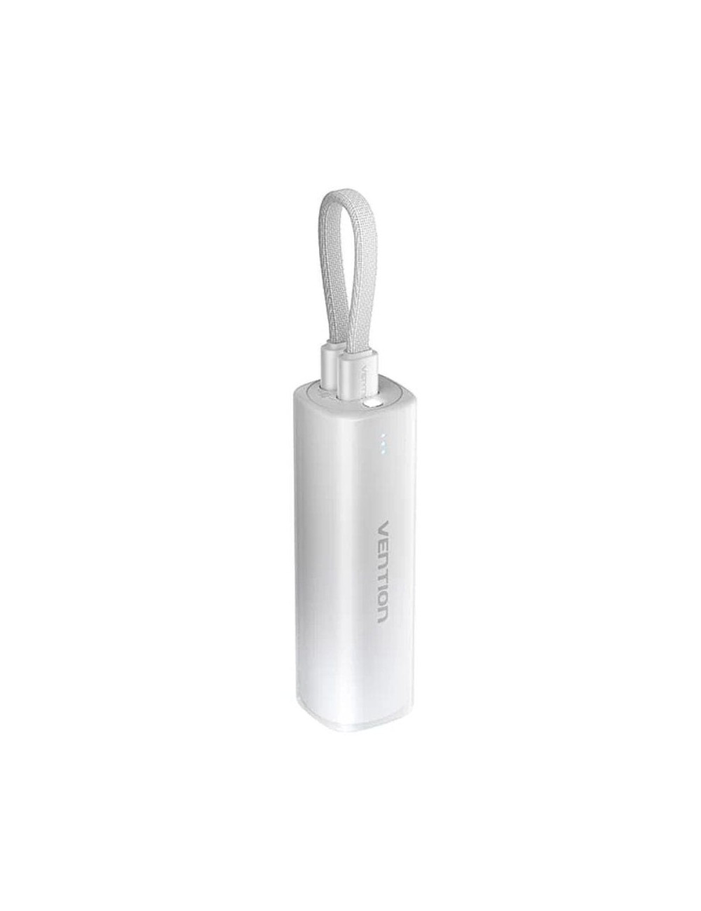 Powerbank 5000mAh Vention FHWM0/ 20W/ Gris/ Incluye Cable USB Tipo-C y Lightning