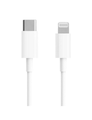 Cable USB 2.0 Tipo-C Lightning Xiaomi BHR4421GL/ USB Tipo-C Macho - Lightning Macho/ Hasta 18W/ 480Mbps/ 1m/ Blanco