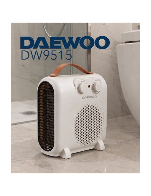 Calefactor / Termoventilador Daewoo DW9515/ 2000W/ Termostato Regulable