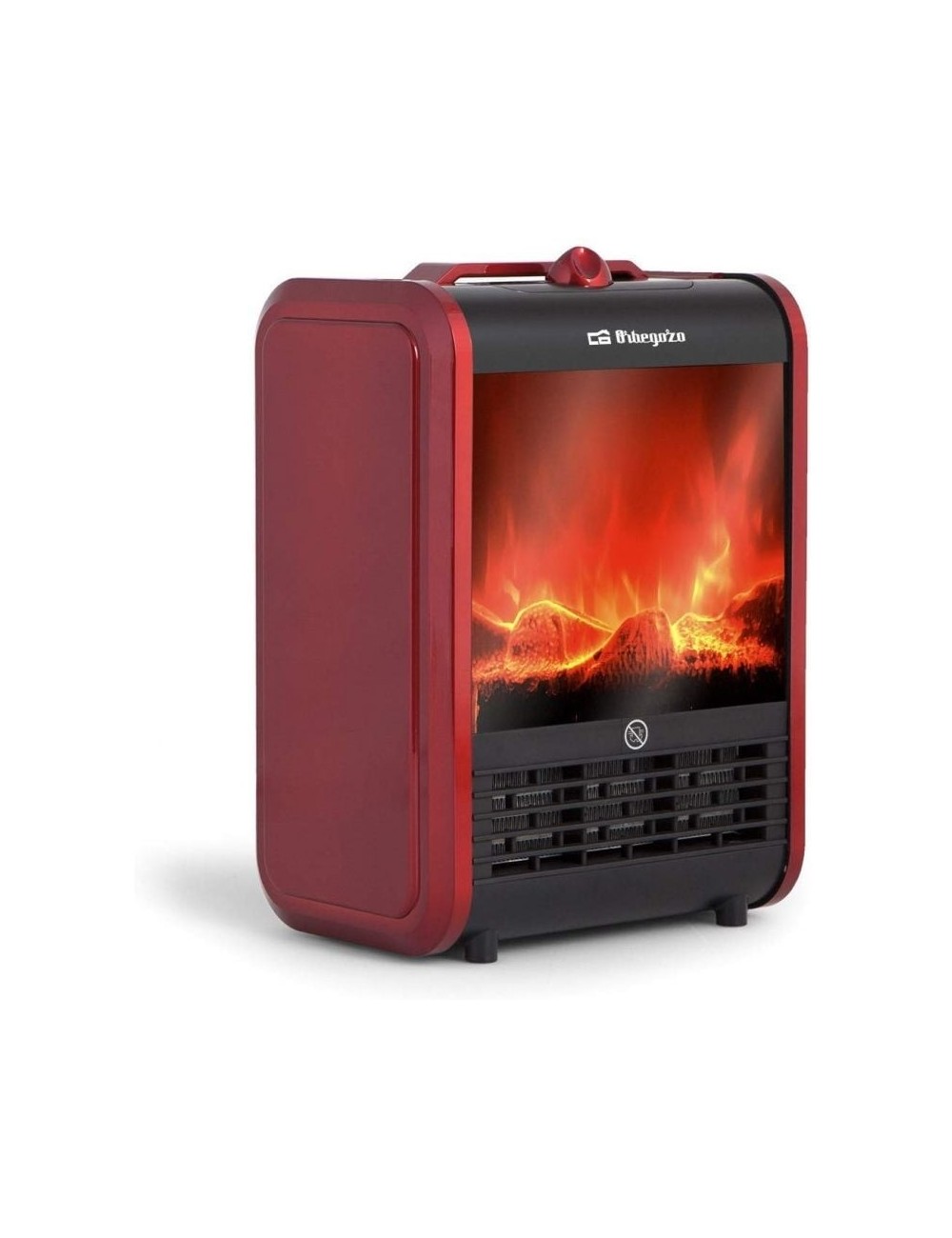 Chimenea Eléctrica Orbegozo CM 9015/ 2 niveles de potencia/ 750W-1500W