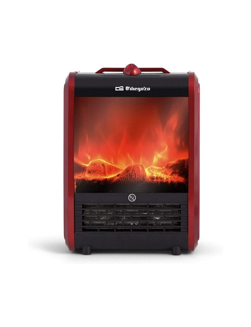 Chimenea Eléctrica Orbegozo CM 9015/ 2 niveles de potencia/ 750W-1500W