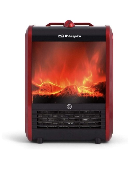 Chimenea Eléctrica Orbegozo CM 9015/ 2 niveles de potencia/ 750W-1500W