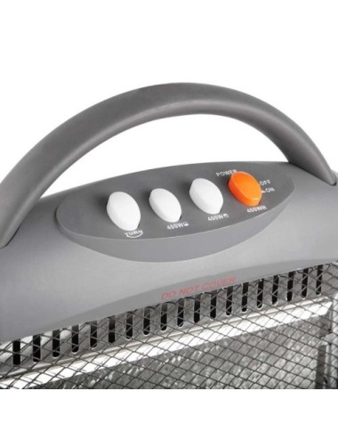 Estufa Halógena Orbegozo BP 5008 A/ 3 niveles de potencia/ 1200W