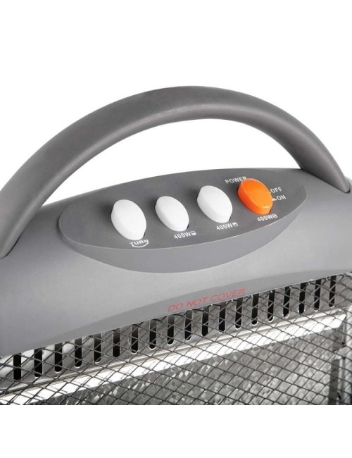 Estufa Halógena Orbegozo BP 5008 A/ 3 niveles de potencia/ 1200W