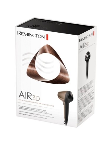 Secador Remington AIR 3D Bronce/ 1800W/ Iónico/ Bronze