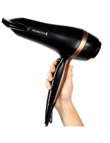 Secador Remington Salon Smooth Hair Dryer Gift Set/ 2100W/ Iónico/ Negro