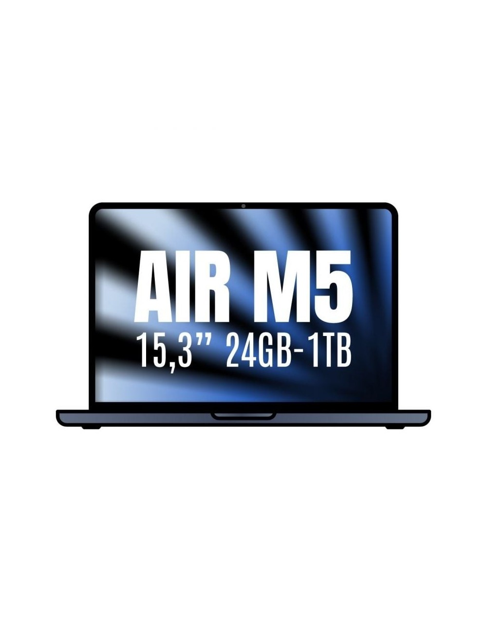 Apple Macbook Air 15,3'/ M5 10-Core CPU/ 24GB/ 1TB SSD/ 10-Core GPU/ Medianoche
