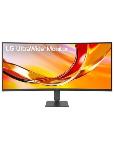 Monitor Profesional Ultrapanorámico Curvo LG UltraWide 34U640B-B 34'/ WQHD/ Regulable en altura/ Negro
