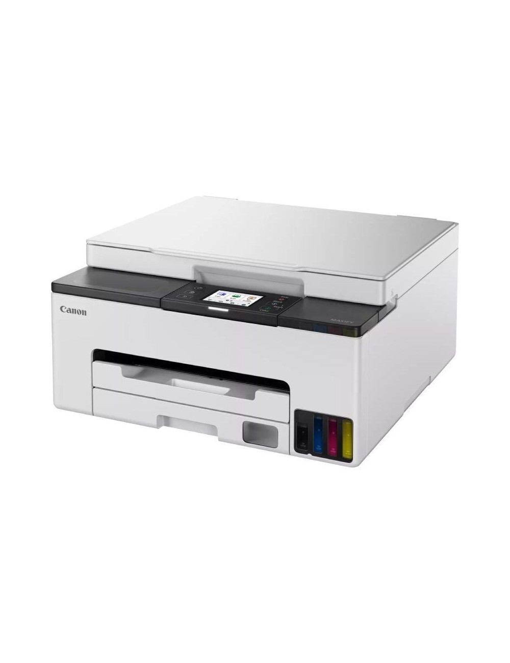 Multifunción Recargable Canon MAXIFY GX1050 MegaTank 3 en 1 WiFi/ Dúplex/ Pack impresora + consumibles XL/ Blanca