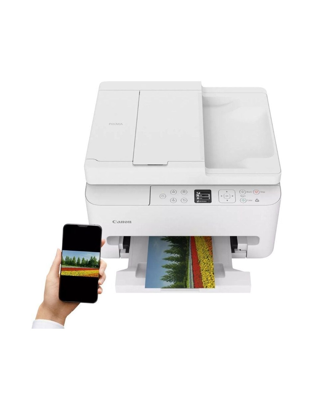 Multifunción Canon PIXMA TS7550i WiFi/ Dúplex/ Blanca