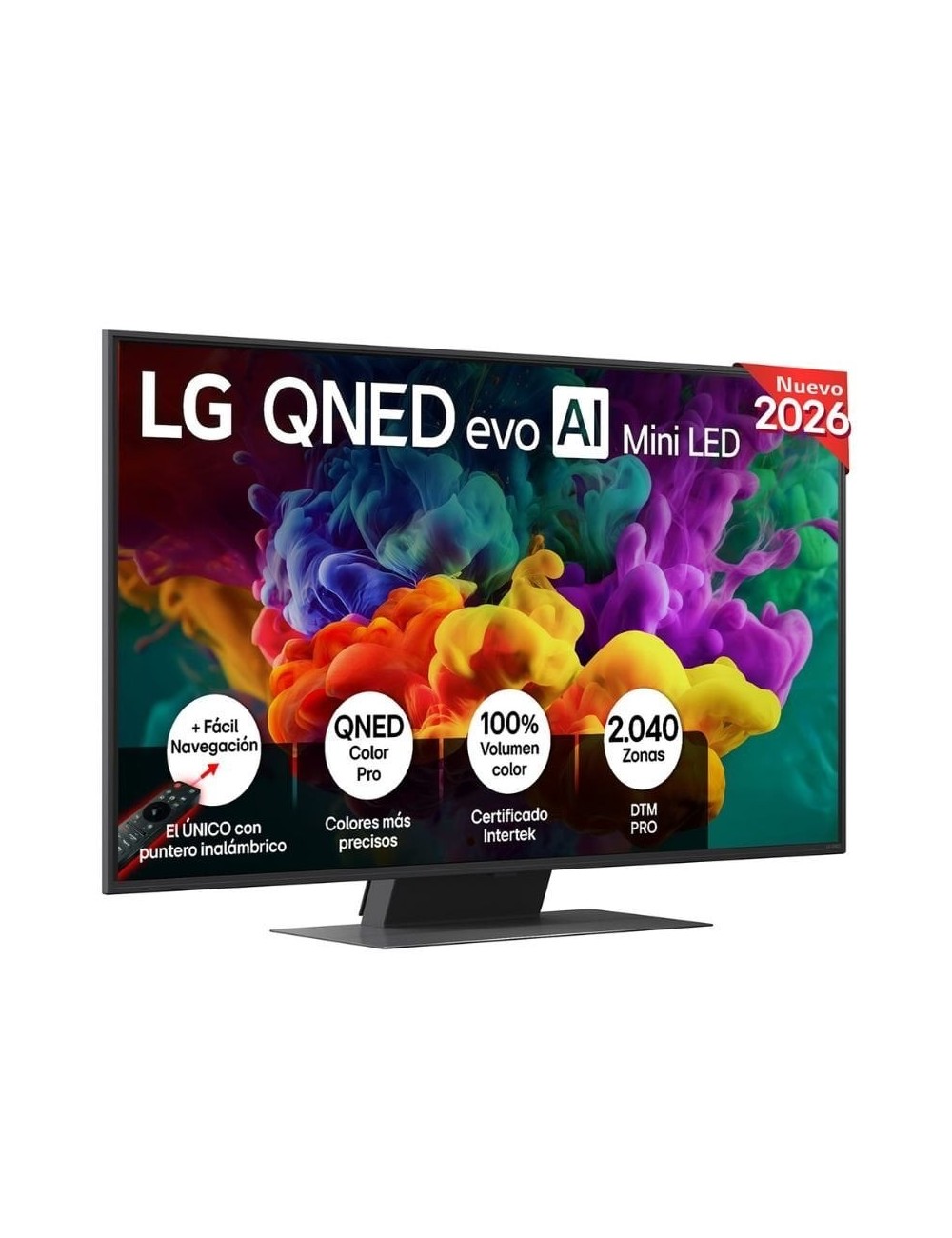 Televisor LG QNED evo AI QNED87 Mini LED 50QNED87B6A 50'/ Ultra HD 4K/ Smart TV/ WiFi