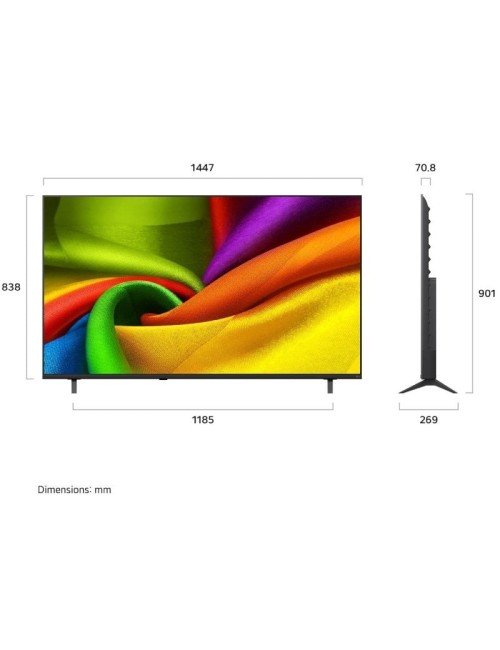 Televisor LG NanoCell 65NU850B6LA 65'/ Ultra HD 4K/ Smart TV/ WiFi/ Negro