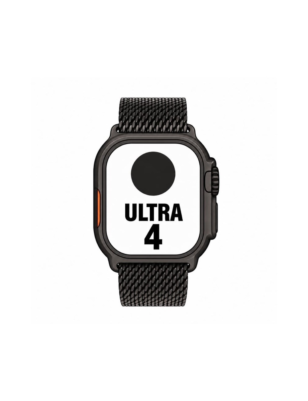 Apple Watch Ultra 4/ GPS/ 49mm/ Caja de Titanio Negro/ Correa Milanese Loop en Titanio Negro/ M