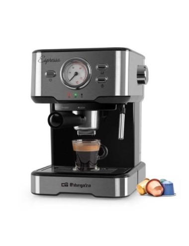 Cafetera Expreso Orbegozo EX 5500/ 1100W/ 20 Bares