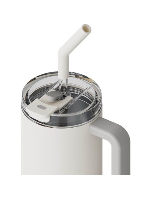 Botella con Pajita/ Termo Xiaomi Straw Mug/ Capacidad 1000ml/ para líquidos