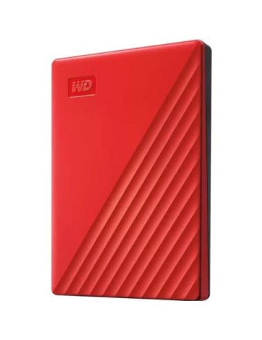 Disco Externo Western Digital My Passport 2TB/ 2.5'/ USB 3.2/ Rojo