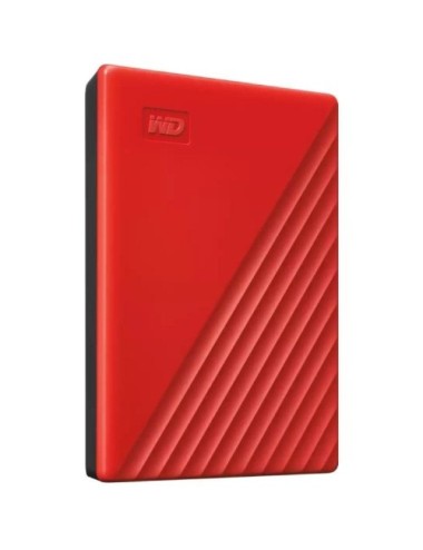 Disco Externo Western Digital My Passport 2TB/ 2.5'/ USB 3.2/ Rojo