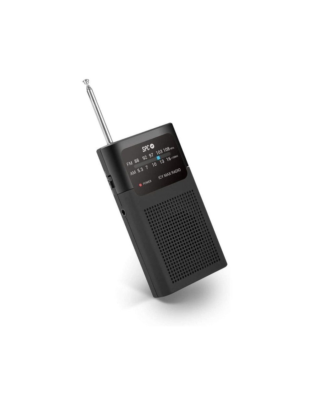 Radio Portátil SPC ICY Max/ a Pilas/ Negra