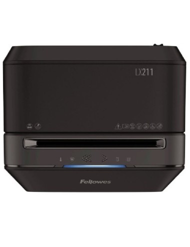 Destructora Fellowes LX211/ Microcorte de 2 x 12mm/ Negra
