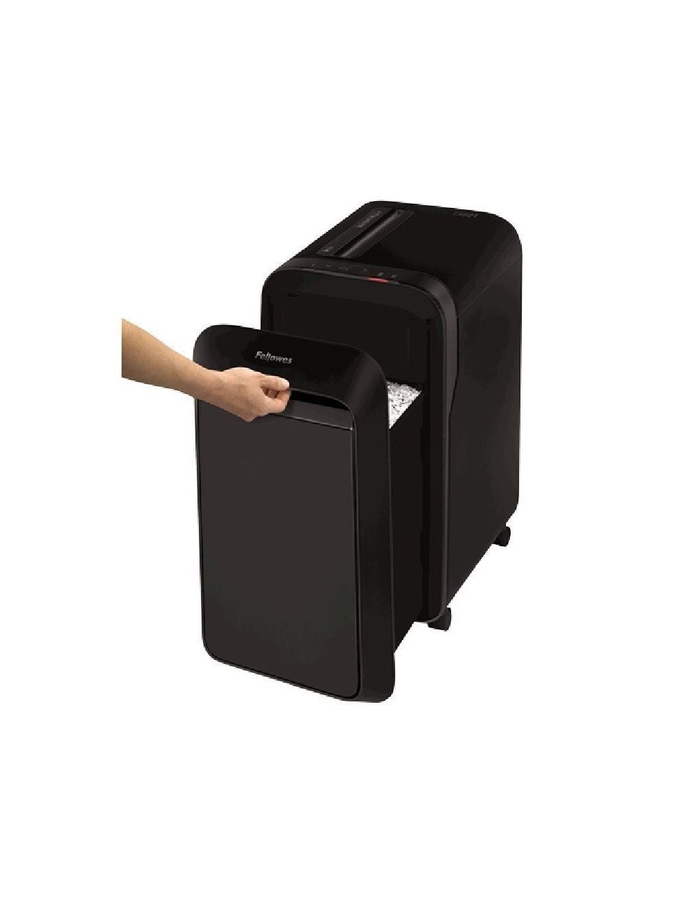Destructora Fellowes LX221/ Microcorte de 2 x 12mm/ Negra
