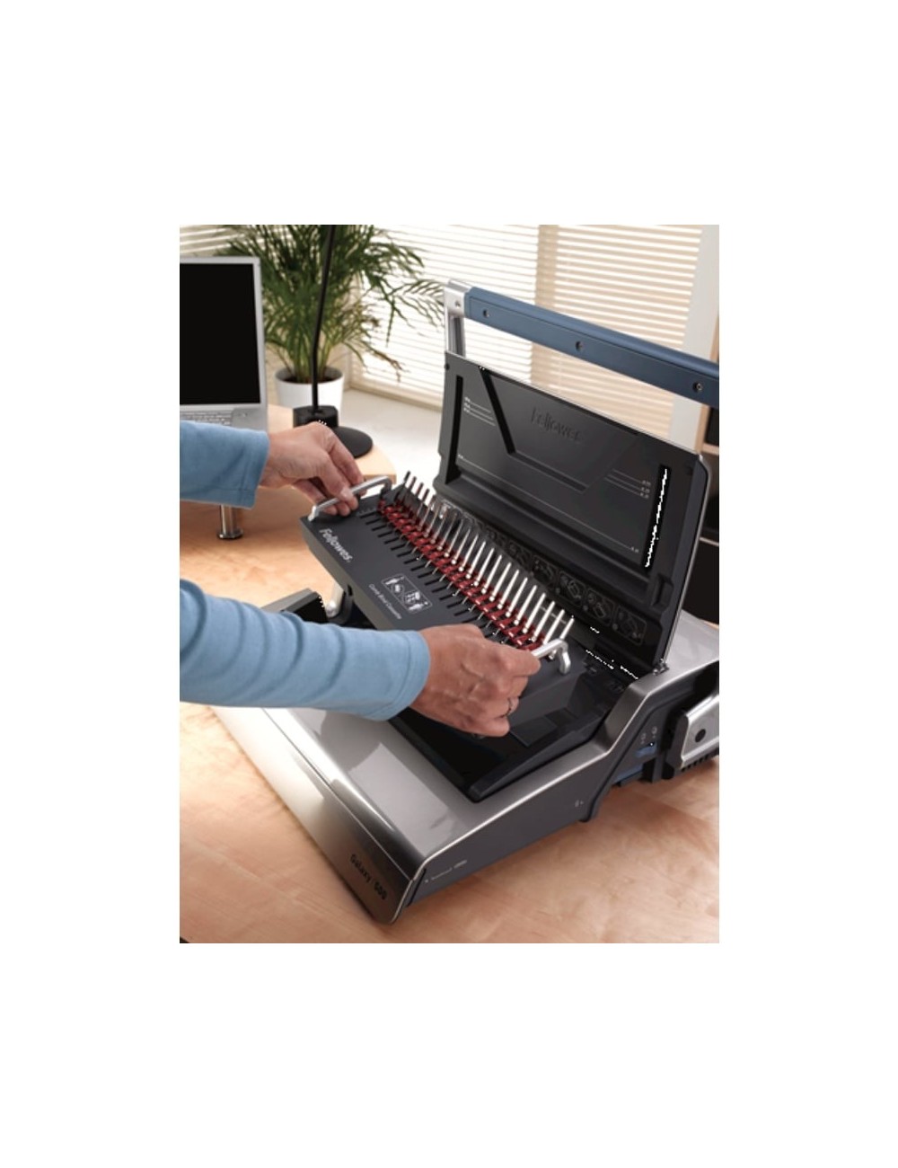 Encuadernadora de Canutillo Fellowes Galaxy-E/ Plata