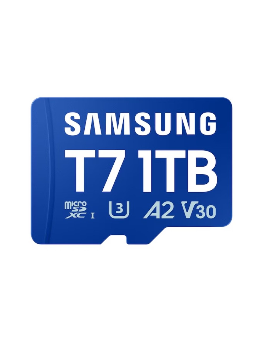 Tarjeta de Memoria Samsung T7 1TB microSD XC/ Clase 10/ 170MBs