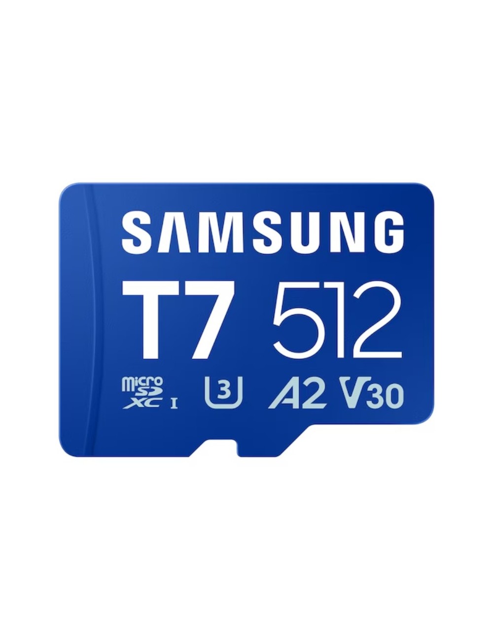 Tarjeta de Memoria Samsung T7 512GB microSD XC/ Clase 10/ 170MBs