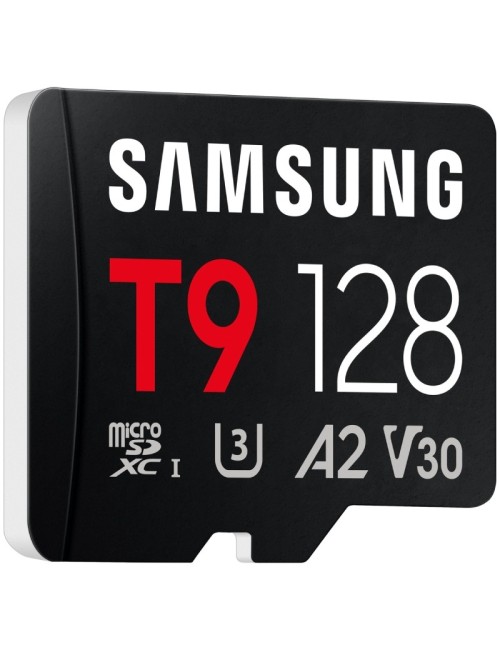 Tarjeta de Memoria Samsung T9 128GB microSD XC/ Clase 10/ 200MBs