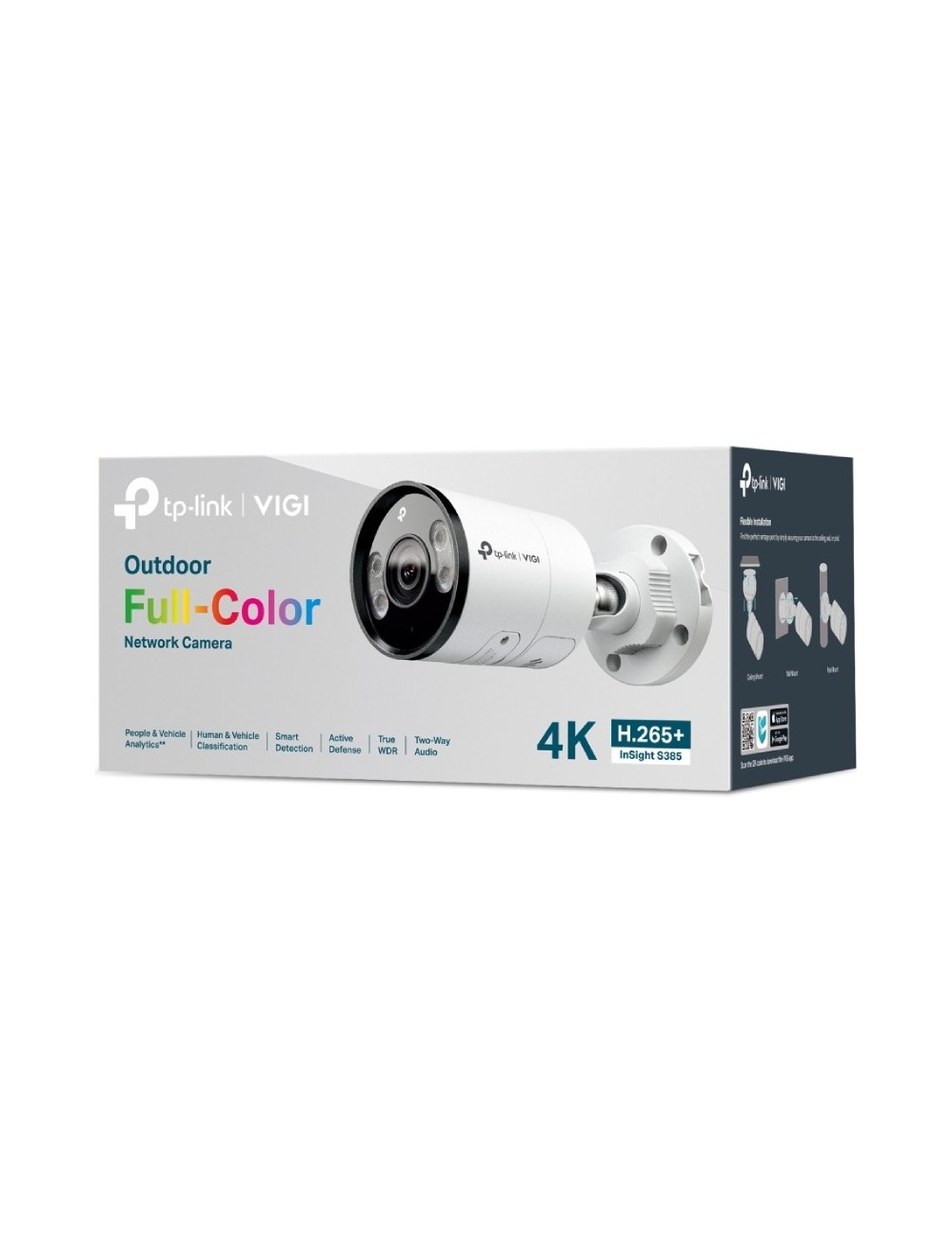 Cámara de Videovigilancia TP-Link InSight S385 2.8mm/ 134º/ Visión Nocturna/ Control desde APP